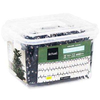 Гірлянда Actuel 1500LED жовта 9 програм 29,9м - купити, ціни на Auchan - фото 3