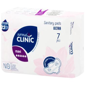Normal Clinic Ultra Cotton&Velvet Sanitary Pads 5drops 7pcs - buy, prices for EKO Market - photo 2