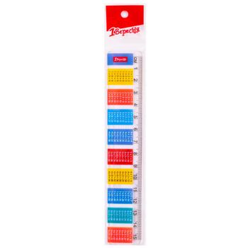 1Veresnya Multiplication Table Ruler 15cm - buy, prices for Auchan - photo 1