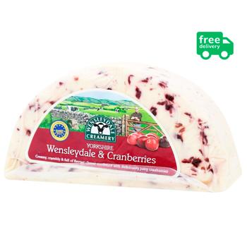 Сир Wensleydale з журавлиною 48% - купити, ціни на Восторг - фото 1