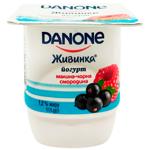 Danone Zhyvinka Raspberry-Blackcurrant Yogurt 1.2% 115g