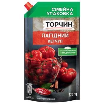 Кетчуп ТОРЧИН® Нежный 520г - купить, цены на КОСМОС - фото 1