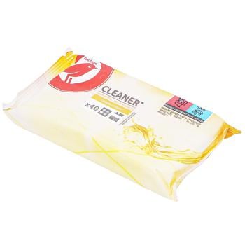 Auchan Napkins Lemon cleaning for all surfaces 40pcs - buy, prices for Auchan - photo 2