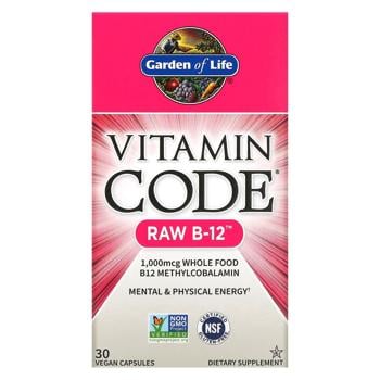 Витамин В12 сырой Garden of Life Vitamin Code Raw B-12 30 капсул - купить, цены на Biotus - фото 2