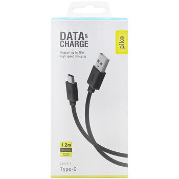 Piko Sync Cable CB-UT11 USB Type-C 1.2m Black - buy, prices for Auchan - photo 2
