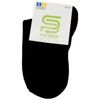 Premier Socks Econom Children's Quarter Crew Socks s.20-22 Black - buy, prices for EKO Market - photo 1
