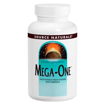 Мультивітаміни і мінерали Source Naturals Mega-One 30 таблеток - купити, ціни на Біотус - фото 1