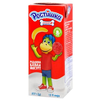 Йогурт Ростишка Малина-банан 1,5% 207г - купить, цены на - фото 2