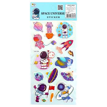 Наліпки Маlevaro №13 об'ємні 10х22см в асортименті - купити, ціни на КОСМОС - фото 7