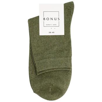 Bonus Women's Demi Socks 3541 s.23-25 Khaki