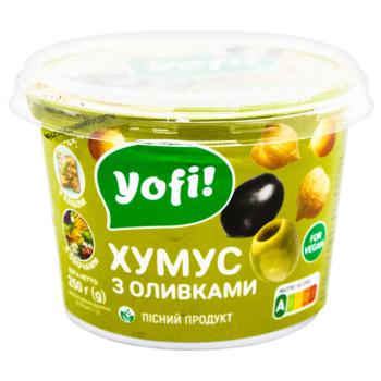 Yofi! Hummus with Olives 250g - buy, prices for NOVUS - photo 1