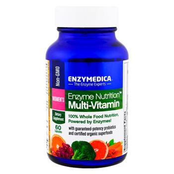 Мультивитамины и ферменты для женщин Enzymedica Enzyme Nutrition 60 капсул - купить, цены на Biotus - фото 1