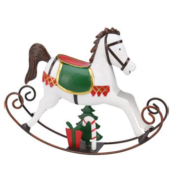 Фигурка декоративная Koopman Лошадка-качалка 32x7x34см - купить, цены на NOVUS - фото 2