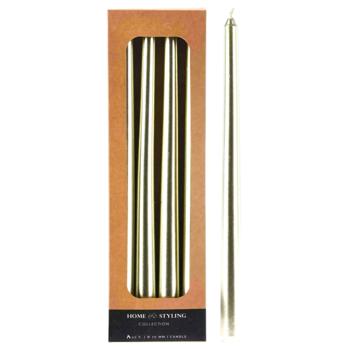 НР СТОЛ СВІЧОК 2,1Х30СМ 4ШТ ЗО - купити, ціни на Auchan - фото 1