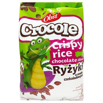 Рисові кульки OBST CROCOLE з шок. смаком 250 г (Польща) - купить, цены на КОСМОС - фото 1