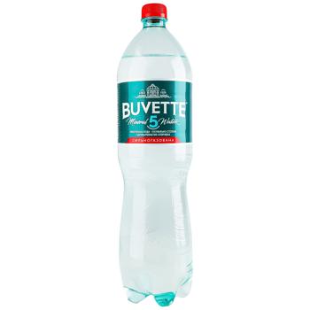 Вода мінеральна Buvette №5 сильногазована 1,5л - купити, ціни на Чудо Маркет - фото 1