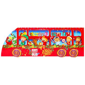 Набір солодощів новорічний Konti Святковий автобус 614г - купити, ціни на Таврія В - фото 3