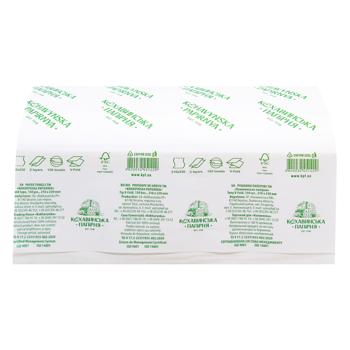 Полотенца бумажные Кохавинска Папирня V-типа белые 2-слойный 150 листов - купить, цены на За Раз - фото 3