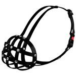 Barksi біотановий намордник для собак М - чорний