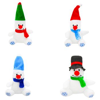 Іграшка м'яка Koopman Сніговик 10см - купити, ціни на NOVUS - фото 1