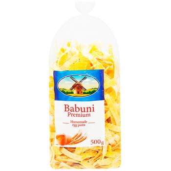 Babuni Premium №10 Egg Noodles Pasta 500g - buy, prices for Vostorg - photo 1