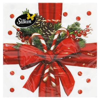 Silken Gift 3-Ply Table Napkins 33*33cm 18pcs