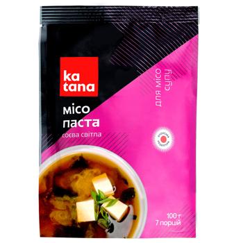 Паста соевая Katana Мисо светлая 100г - купить, цены на Идеал - фото 1