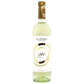 Вино Cascina La Doria Gavi DOCG La Doria сухе біле 13% 0,75л - купить, цены на AlcoHub - фото 1