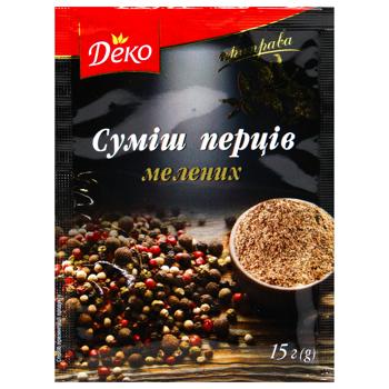 Смесь перцев Деко молотых 15г - купить, цены на Чудо Маркет - фото 1