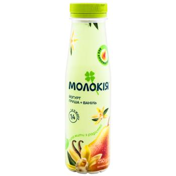 Molokiya Pear-Vanilla Yogurt 1.4% 250g
