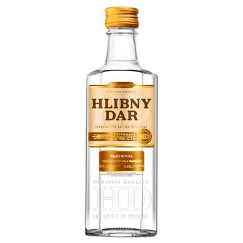 Водка Hlibny Dar Пшеничная 40% 180мл - купить, цены на AlcoHub - фото 1