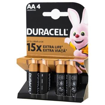 Батарейки Duracell АА лужні 4шт - купити, ціни на METRO - фото 8