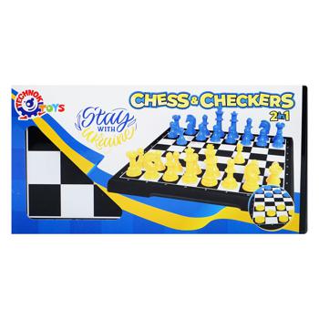 TechnoK Chess and Checkers Set of Board Games - buy, prices for Auchan - photo 3