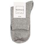 Шкарпетки Bonus жіночі демі 3541 р.23-25 світло-сірий