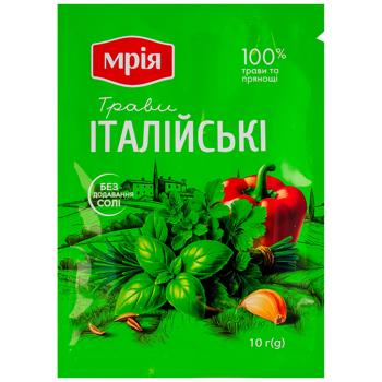 Суміш прянощів Мрія Італійські трави 10г - купити, ціни на КОСМОС - фото 1