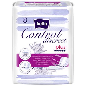 Bella Control Discreet Plus Urological Pads 8pcs