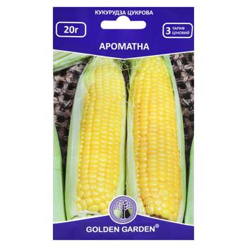 Golden Garden Aromatic Sugar Corn Seeds 20g - buy, prices for MegaMarket - photo 1