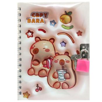 Capybara Notebook with Lock 48 sheets - buy, prices for MegaMarket - photo 2