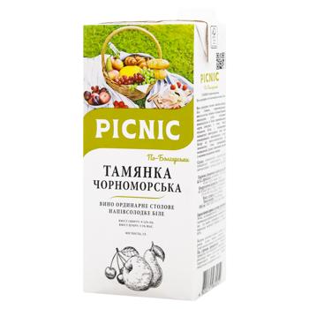 Picnic Tamianka Chornomorska Semi-Sweet White Wine 9-12% 1l - buy, prices for Biotus - photo 3