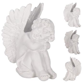 Koopman Decoration Seated Angel 75*75*100mm