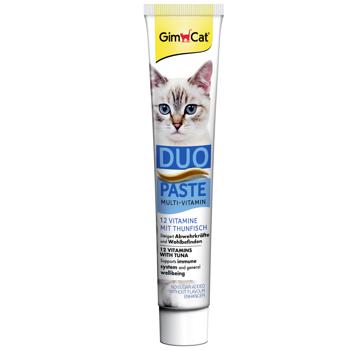 GimCat Duo Paste Multi-vitamin Paste Cat Snack with Tuna 50g - buy, prices for Auchan - photo 2