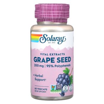 Solaray Grapeseed Extract 200mg 60 capsules