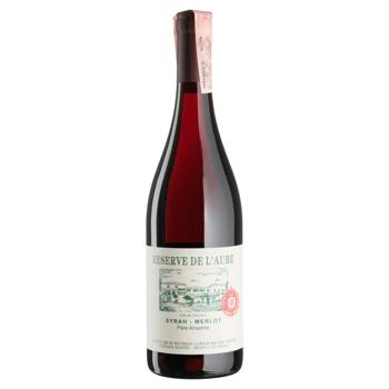 Pere Anselme Reserve de l'Aube Syrah-Merlot Red Dry Wine 13% 0.75l - buy, prices for MegaMarket - photo 1