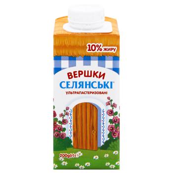 Сливки Селянськие ультрапастеризованные 10% 200г - купить, цены на - фото 4
