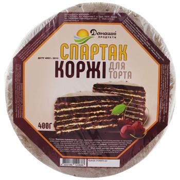 Cakes Domashni produkty Spartacus 400g Ukraine - buy, prices for Torba - photo 1