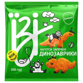 Yizi Dinosaurs Frozen Baked Nuggets 300g