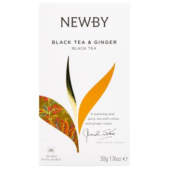 Чай чорний Newby Ginger 2г*25шт - купити, ціни на ULTRAMARKET - фото 2