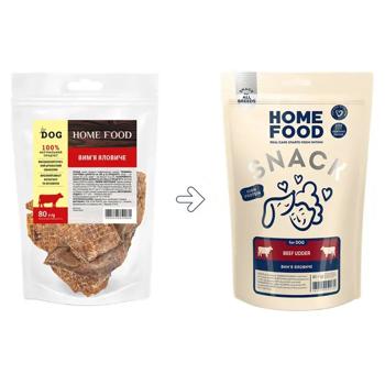 Ласощі для собак Home Food Вим'я яловиче 80г - купити, ціни на MasterZoo - фото 3