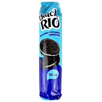 Печенье Українська Зірка Black Rio 115г