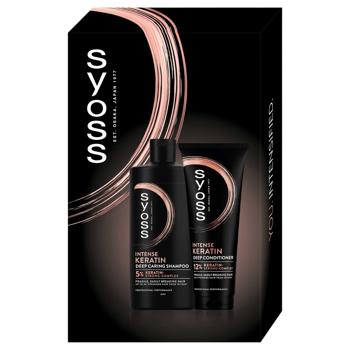 Syoss Keratin Shampoo 440ml + Conditioner 250ml Skincare Gift Set - buy, prices for METRO - photo 3